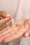 Heliophilia Silver Pendientes de Oro con Recubrimiento de Laca